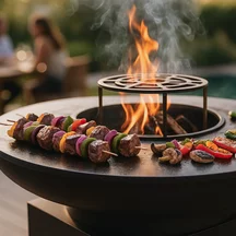 Brochettes de boeuf marinées au brasero 