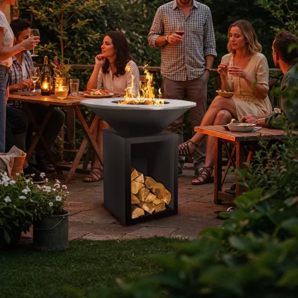 Brasero BRASICHIC classique FLAMINO sans grille de cuisson