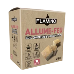Allume-feux cubes compressés