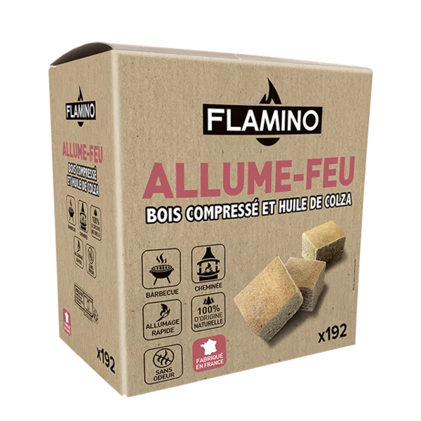 Allume-feux cubes compressés