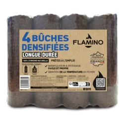Bûches densifiées longue durée