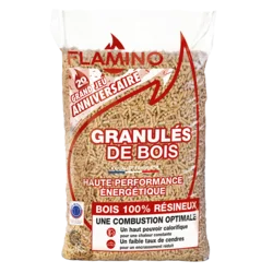 Granulés de bois 15KG FLAMINO