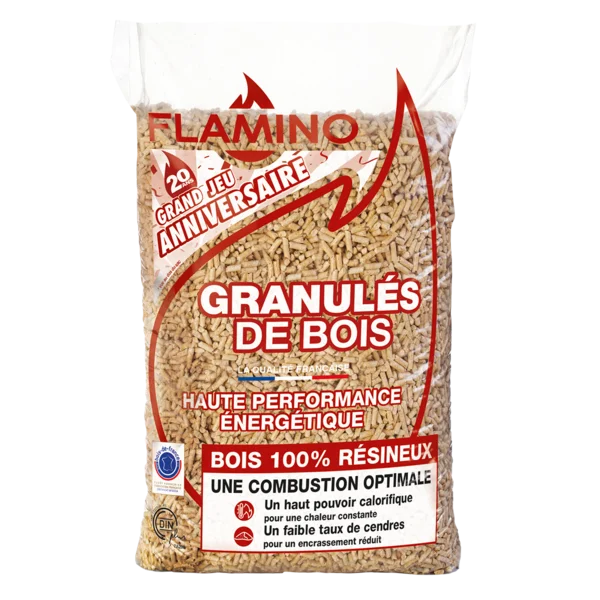 Granulés de bois 15KG FLAMINO