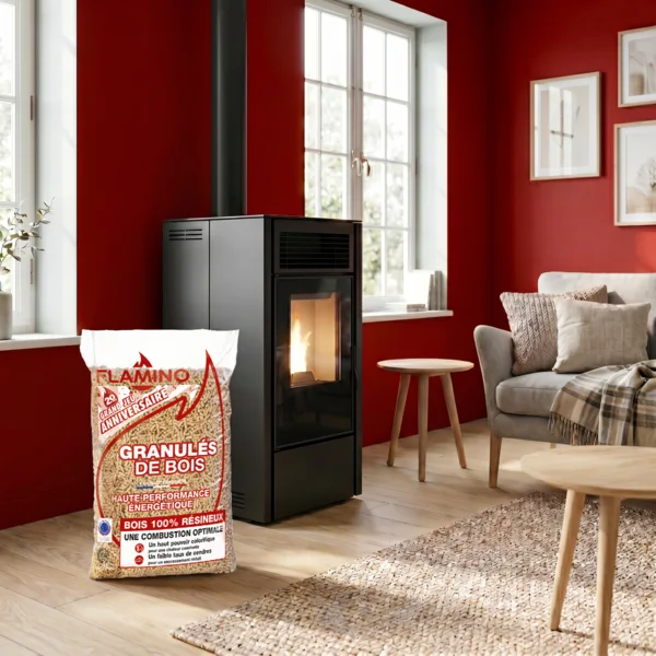 Granulés de bois 15KG FLAMINO