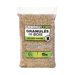 Granulés de bois 15KG GRANUFLAM