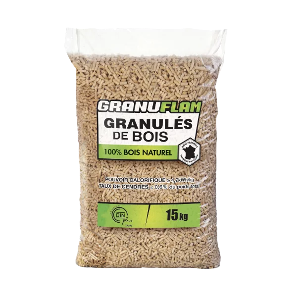 Granulés de bois 15KG GRANUFLAM