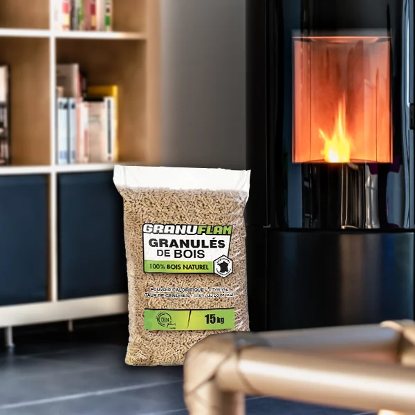 Granulés de bois 15KG GRANUFLAM