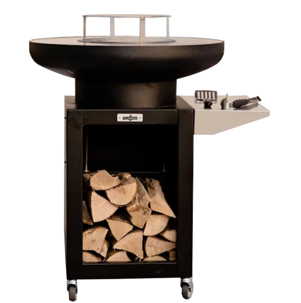 Brasero BRASIFLAM pack+ Tablette inox FLAMINO