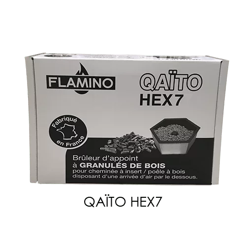 Brûleur à granulés de bois le QAÏTO HEX 7 et 17