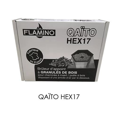 Brûleur à granulés de bois le QAÏTO HEX 7 et 17